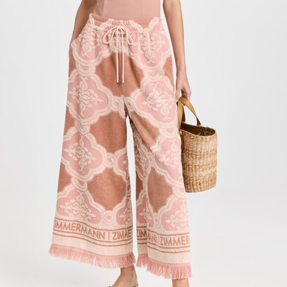 Zimmermann Pants - NWT - Zimmermann Jeannie Terry Towel Pants

Price as listed
